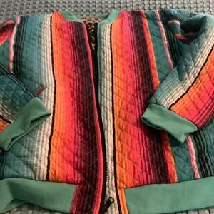 Crazy Train reversible quilted jacket